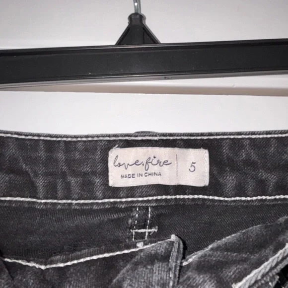 Black Denim Maxi Skirt - Picture 6 of 10